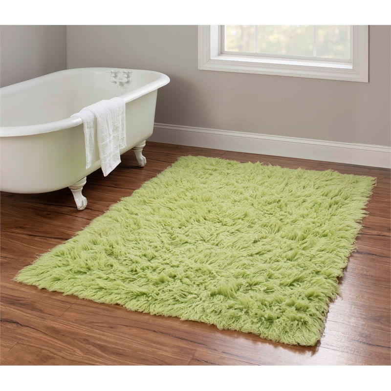 Riverbay Furniture Flokati Hand Woven Wool 3'6