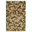 Riverbay Furniture Vintage Polyester 8'x10' Rug in Sand and Green