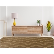 Riverbay Furniture Vintage Polyester 8'x10' Rug in Beige and Sand