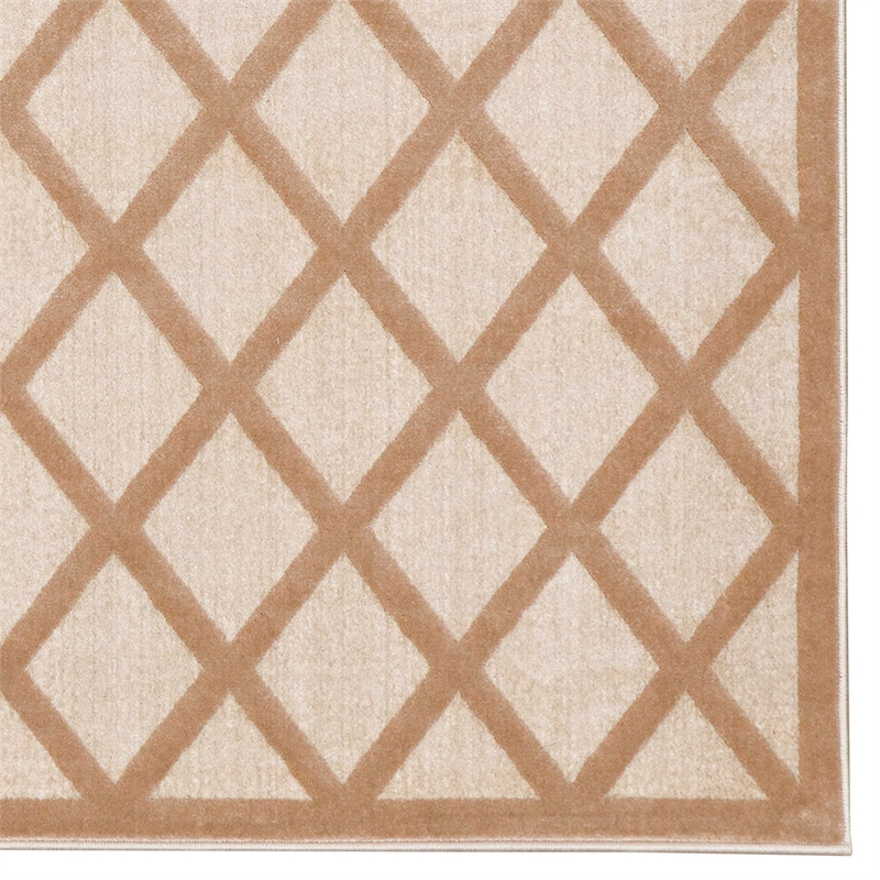 Riverbay Furniture Transitional Polypropylene 8'x10' Rug in Beige