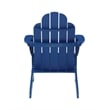 Riverbay Furniture Transitional Wood Outdoor Adirondack Chair in Blue