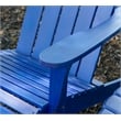 Riverbay Furniture Transitional Wood Outdoor Adirondack Chair in Blue