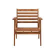 Riverbay Furniture Transitional Acacia Wood Outdoor Chat Set in Natural
