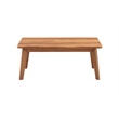 Riverbay Furniture Transitional Acacia Wood Outdoor Chat Set in Natural