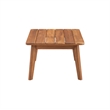 Riverbay Furniture Transitional Acacia Wood Outdoor Chat Set in Natural