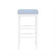 Riverbay Furniture Transitional Wood Set of Two Barstools in White