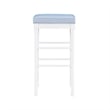 Riverbay Furniture Transitional Wood Set of Two Barstools in White
