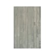 Riverbay Furniture Coastal Wood Corner Dining Nook in Gray