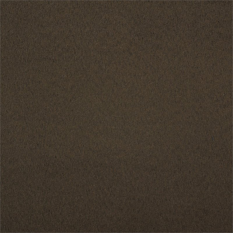 Carell Furniture Microfiber Ottoman with Storage in Chocolate