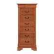 Carell Furniture Modern / Contemporary 7 Drawer Lingerie Chest in Oak