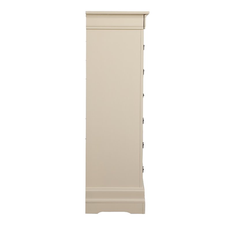 Carell Furniture Modern / Contemporary 7 Drawer Lingerie Chest in Beige