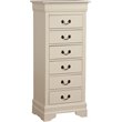 Carell Furniture Modern / Contemporary 7 Drawer Lingerie Chest in Beige