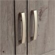 Carell Furniture Engineered Wood Storage Craft Armoire in Mystic Oak