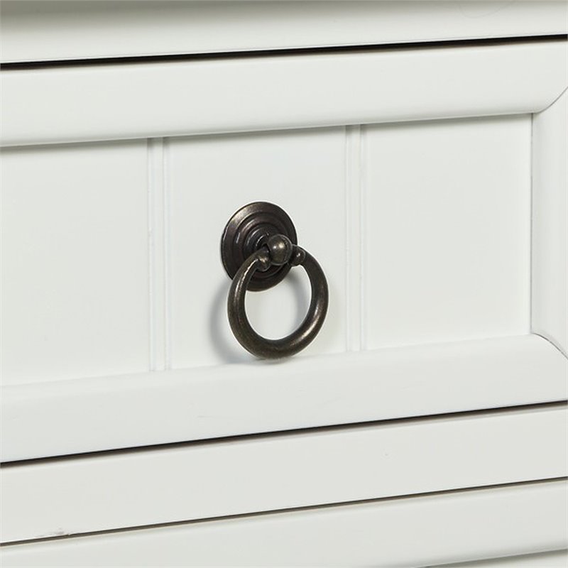 Convenience Concepts Kendra Console Table in White Wood Finish