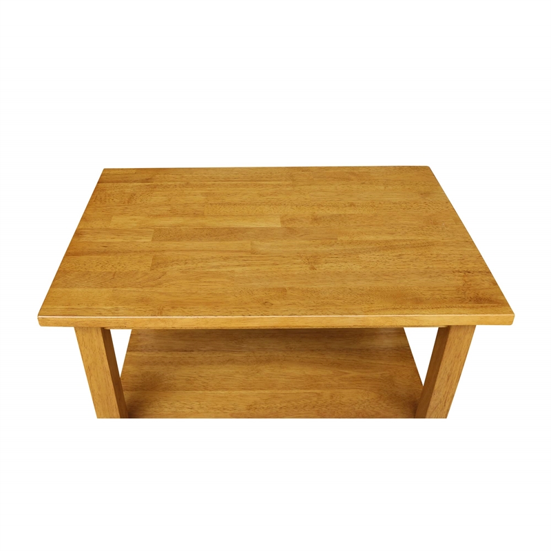 International Concepts Microwave Cart in Medium Oak