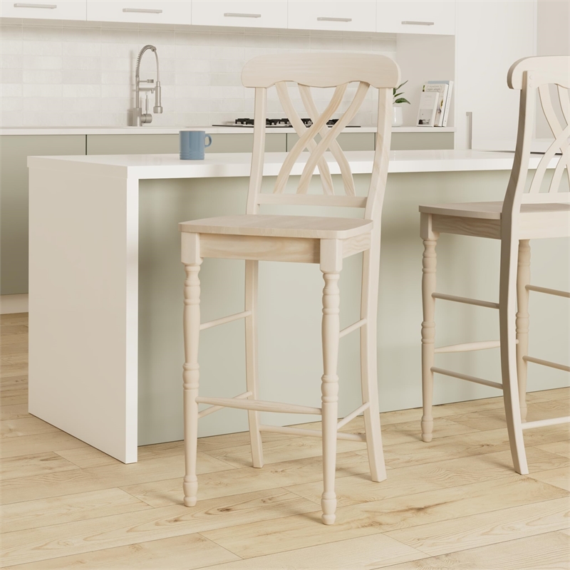 Lattice Bar height Stool - 30