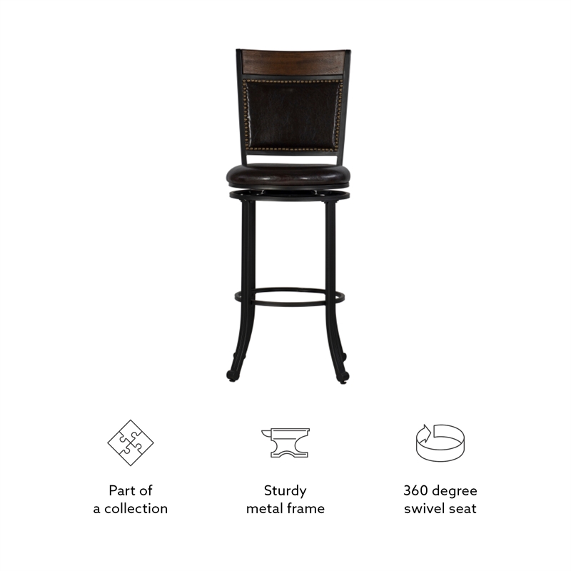 Linon Franklin Metal 30