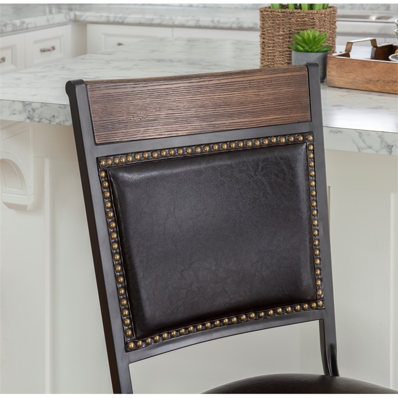 Linon Franklin Metal Swivel 24