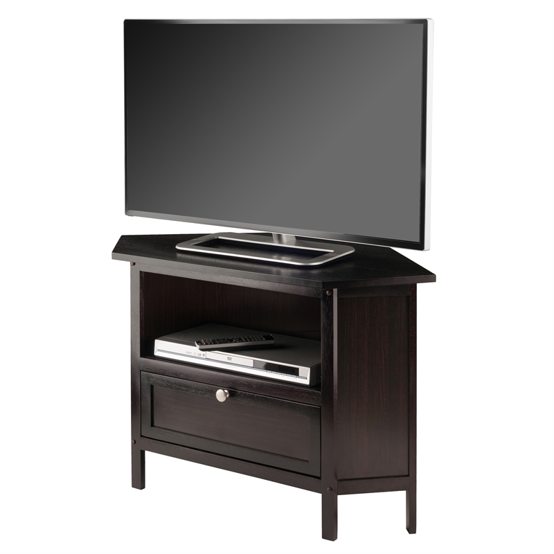 Winsome Zena Corner Solid Wood TV Stand for TVs up to 27