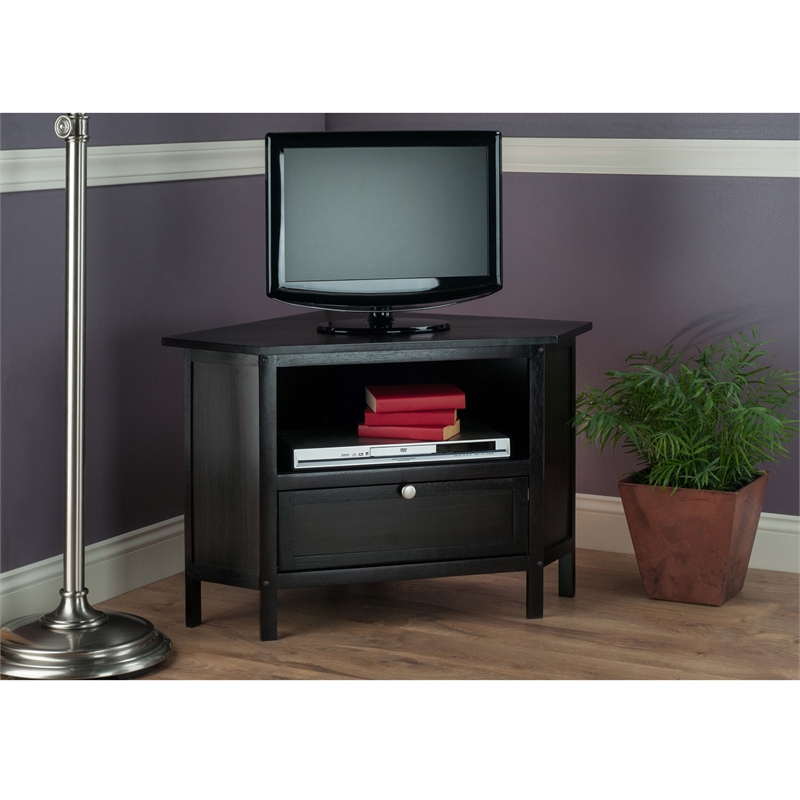 Winsome Zena Corner Solid Wood TV Stand for TVs up to 27
