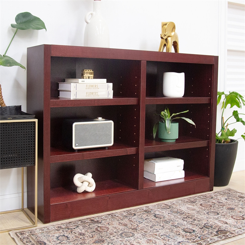 Concepts in Wood Book Shelf - Wood Bookcase Furniture 48 x 36