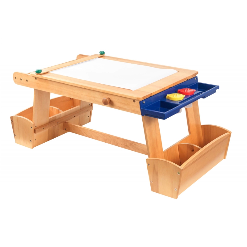 KidKraft Art Table with Drying Rack and Storage - Modern / Contemporary