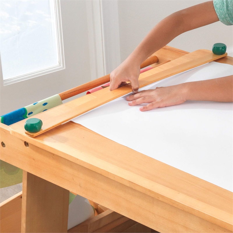 KidKraft Art Table with Drying Rack and Storage - Modern / Contemporary