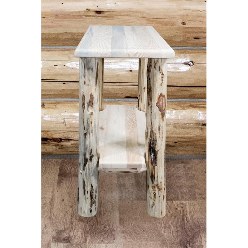 Montana Woodworks Transitional Wood Chairside Table in Natural