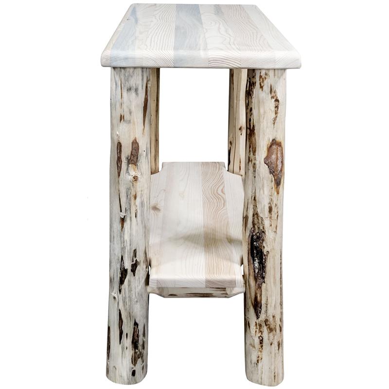 Montana Woodworks Transitional Wood Chairside Table in Natural