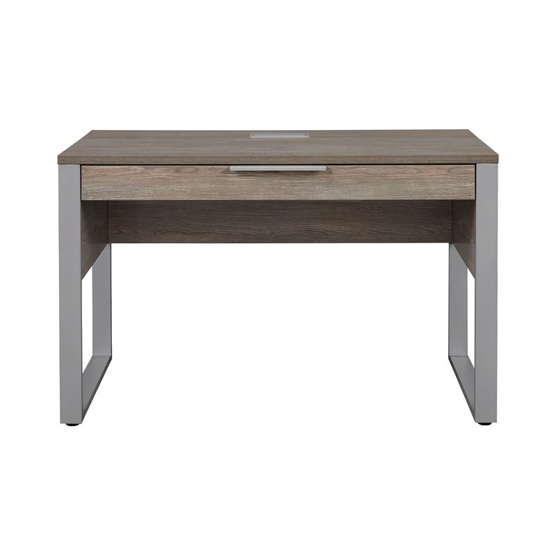 Rectangular Home Desk in Gray