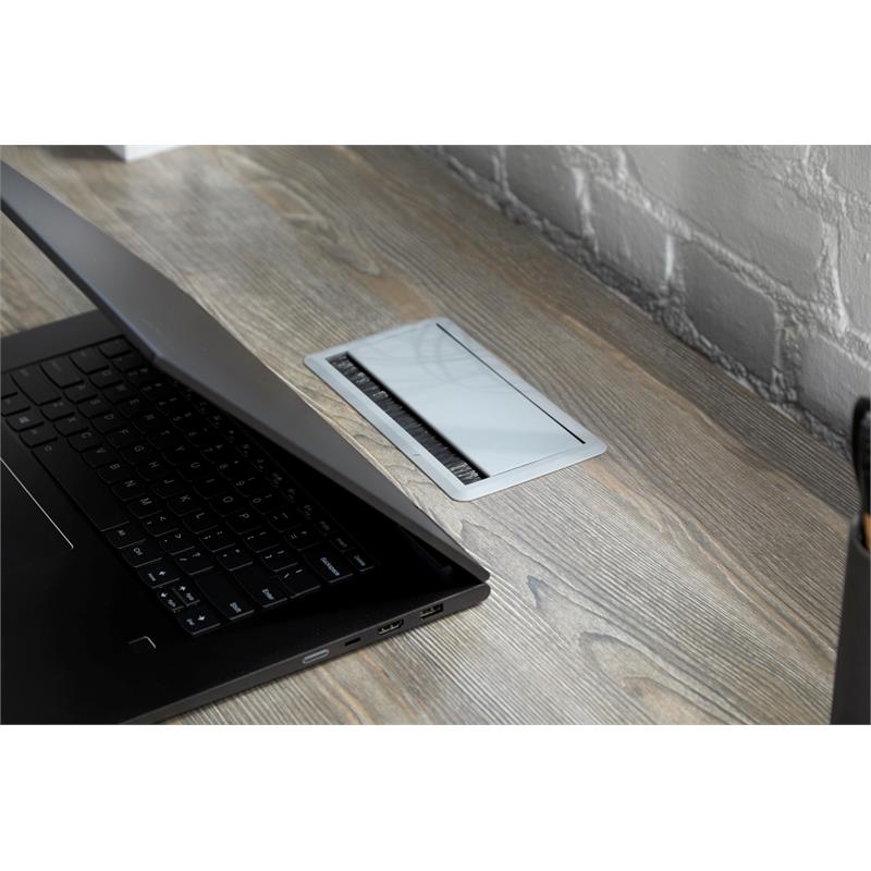 Rectangular Home Desk in Gray