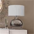 Henn&Hart 23' Ombre Plated Glass Table Lamp with Nickel Metal Accents