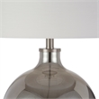 Henn&Hart 23' Ombre Plated Glass Table Lamp with Nickel Metal Accents