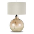 Henn&Hart 23' Gold Luster Glass Luminesent Table Lamp