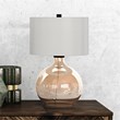 Henn&Hart 23' Gold Luster Glass Luminesent Table Lamp