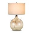 Henn&Hart 23' Gold Luster Glass Luminesent Table Lamp