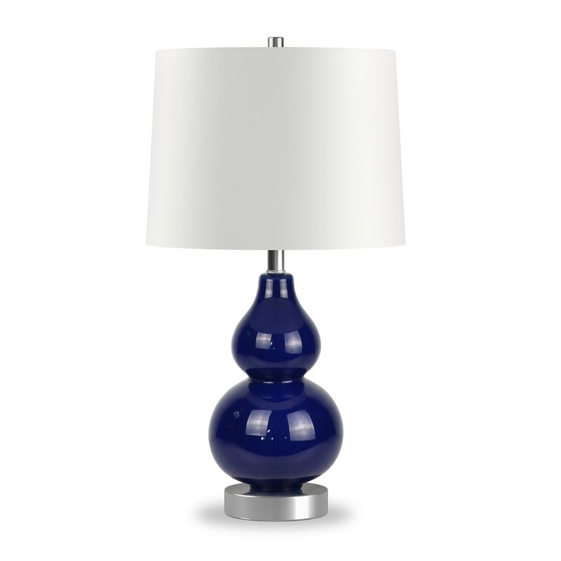 Luminary Navy Blue Table Lamp