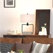 Henn&Hart 23.5' Contemporary Concrete Stone Table Lamp