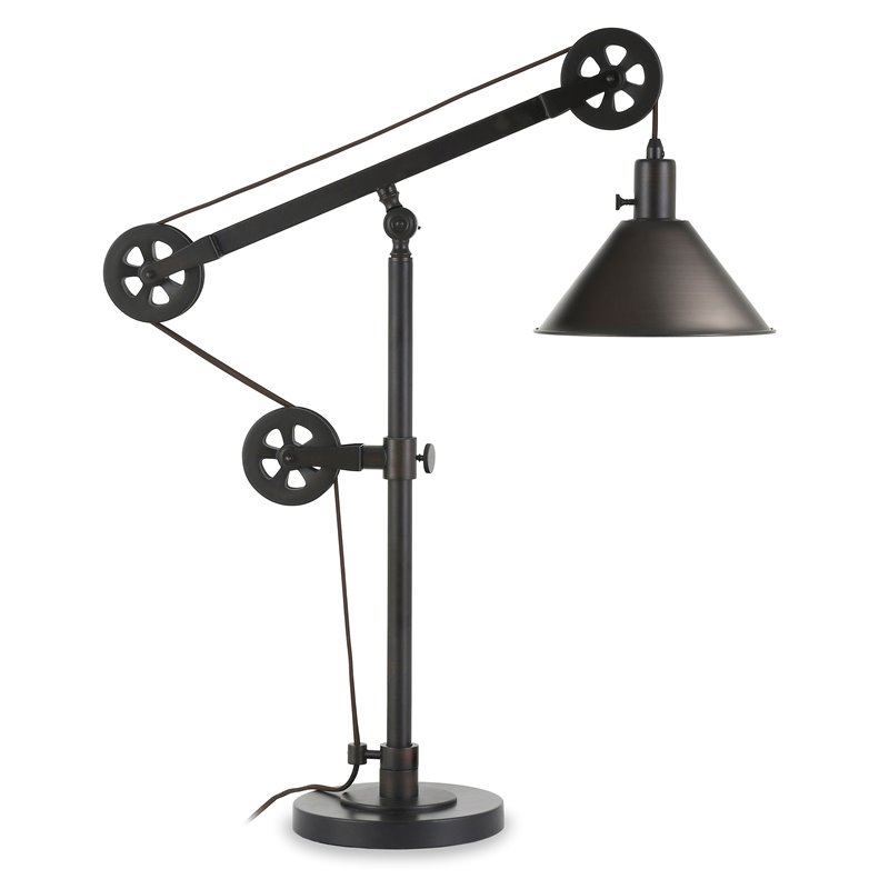 bridgeport designs pulley desk lamp