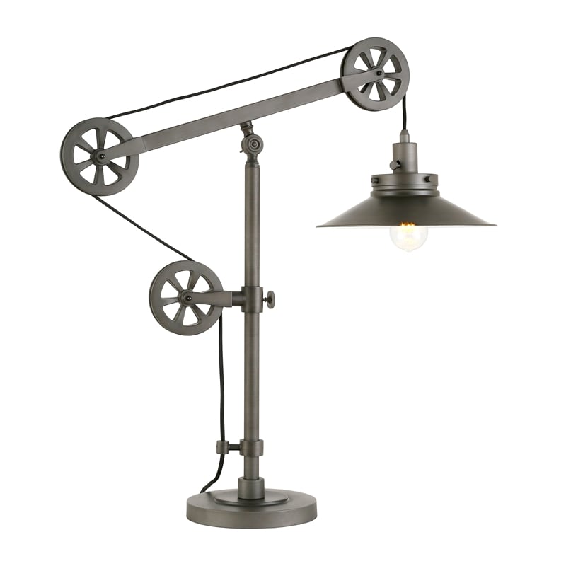 pulley table lamp