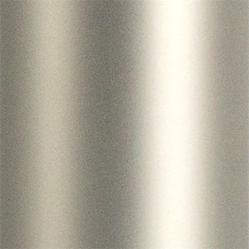 Henn&Hart Metal Hollywood Satin Nickel and Gray Coffee Table with Glass Top