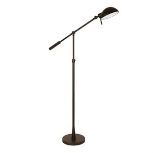 Henn&Hart 35&quot Blackened Bronze Metal Floor Lamp