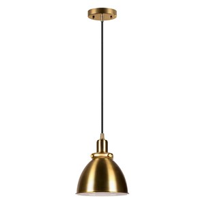 Henn&Hart 8&quot Brass Metal Pendant
