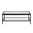 Henn&Hart Traditional Metal Coffee Table Black and Bronze