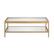 Henn&Hart Traditional Metal Coffee Table Brass
