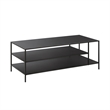 Henn&Hart Coffee Table Black and Bronze Finish