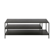 Henn&Hart Coffee Table Black and Bronze Finish
