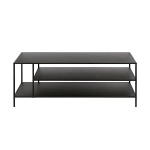 Henn&Hart Coffee Table Black and Bronze Finish