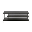 Henn&Hart Coffee Table Black and Bronze Finish