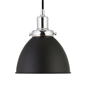 Henn&Hart 8&quot Blackened Bronze/Polished Nickel Metal Pendant